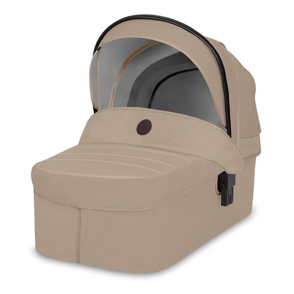 Carucior 3 in 1, Lionelo, Bianka, Transformabil, Cadru aluminiu, Cu landou si salteluta moale, Cu scoica auto, Cu multiple accesorii, Sustine 22 kg, 0 luni+, EN1466:2014+AC:2015, EN1888, Bej, Culoare: Bej