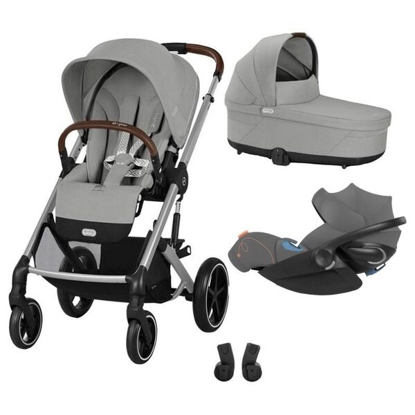 Carucior Cybex, Balios S Lux 3 in 1 SLV, Stone Grey, Culoare: Grey