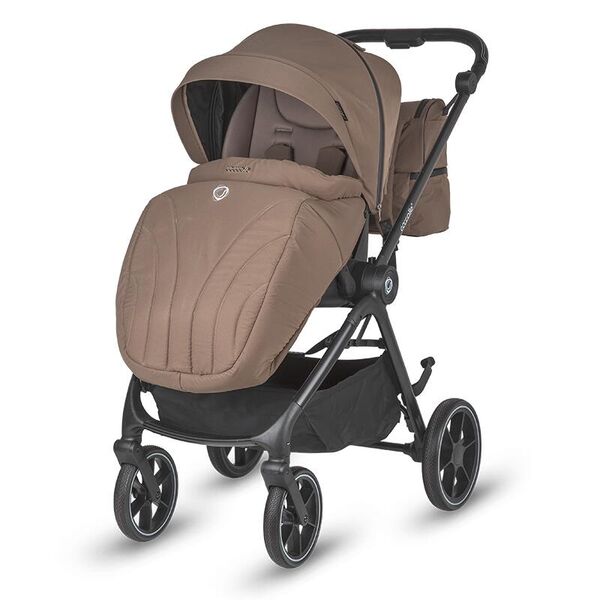 Carucior modular 2in1 Coccolle Serry Light taupe+ Scoica auto iSize Coccolle Knox Black