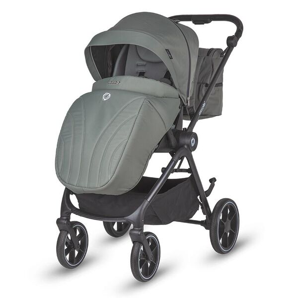 Carucior modular 2in1 Coccolle Serry Moss green+ Scoica auto iSize Coccolle Knox Black