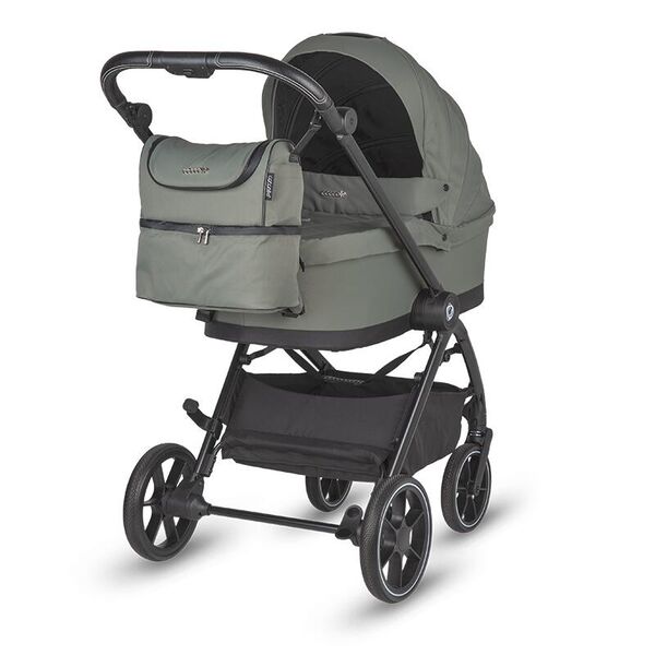 Carucior modular 2in1 Coccolle Serry Moss green+ Scoica auto iSize Coccolle Knox Black