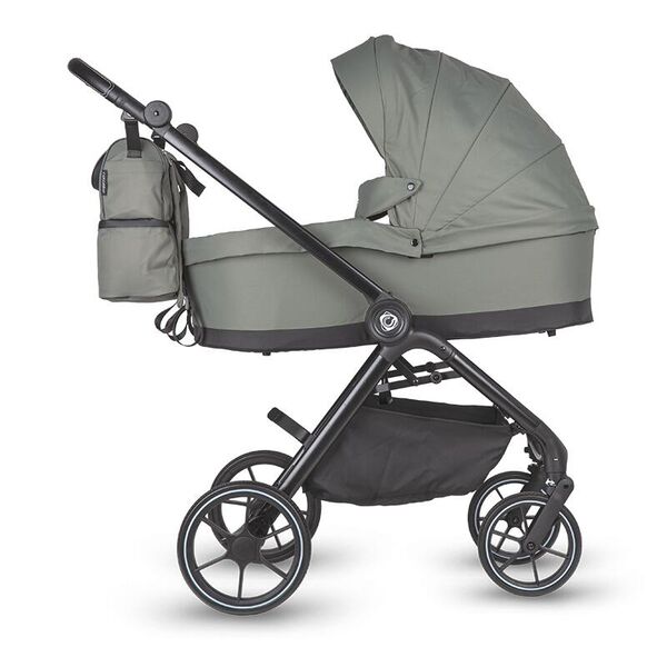 Carucior modular 2in1 Coccolle Serry Moss green+ Scoica auto iSize Coccolle Knox Black
