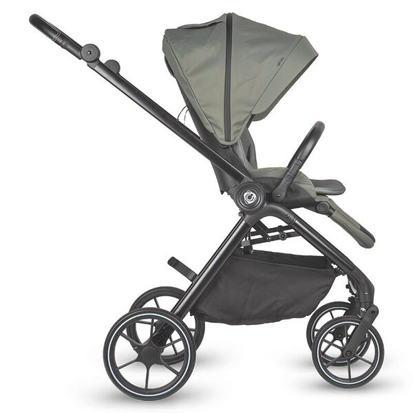 Carucior modular 2in1 Coccolle Serry Moss green+ Scoica auto iSize Coccolle Knox Black