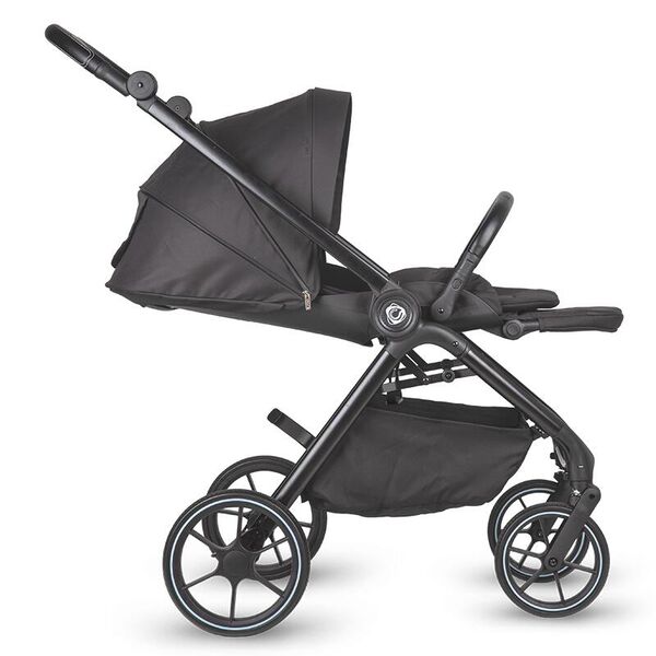 Carucior modular 2in1 Coccolle Serry Jet black+ Scoica auto iSize Coccolle Knox Black