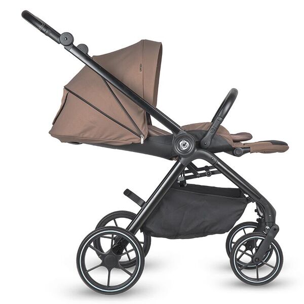 Carucior modular 2in1 Coccolle Serry Light taupe+ Scoica auto iSize Coccolle Knox Black