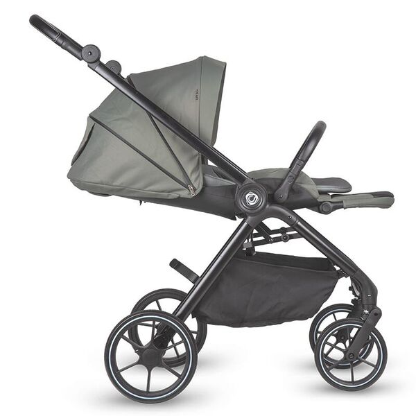 Carucior modular 2in1 Coccolle Serry Moss green+ Scoica auto iSize Coccolle Knox Black