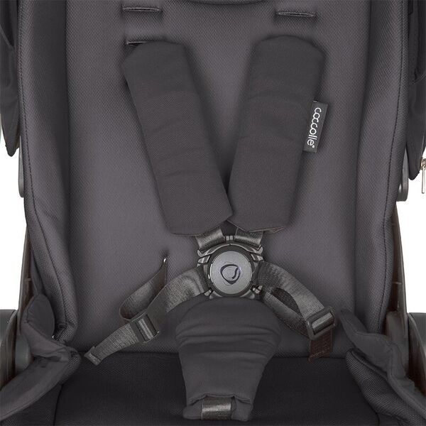 Carucior modular 2in1 Coccolle Serry Jet black+ Scoica auto iSize Coccolle Knox Black