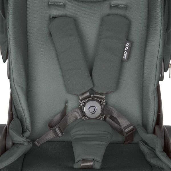 Carucior modular 2in1 Coccolle Serry Moss green+ Scoica auto iSize Coccolle Knox Black