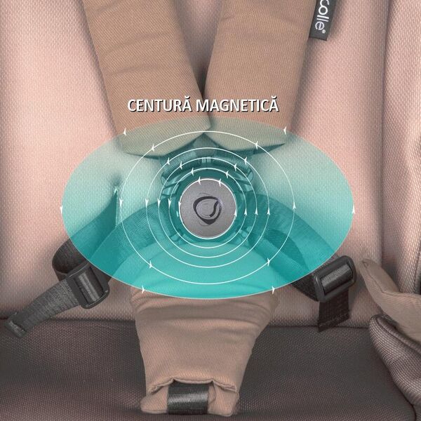 Carucior modular 2in1 Coccolle Serry Light taupe+ Scoica auto iSize Coccolle Knox Black