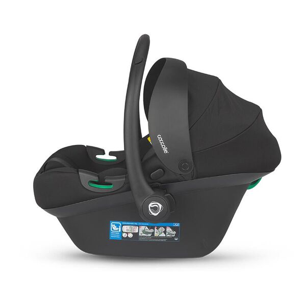 Carucior modular 2in1 Coccolle Serry Jet black+ Scoica auto iSize Coccolle Knox Black