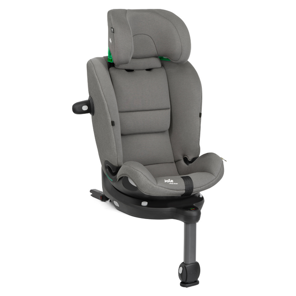 Joie - Scaun auto i-Pivot Grow Thunder, 40-135 cm, certificat R129, Culoare: Gri