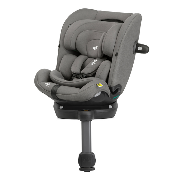 Joie - Scaun auto i-Pivot Grow Thunder, 40-135 cm, certificat R129, Culoare: Gri