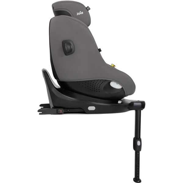 Joie - Scaun auto i-Pivot 360° Thunder, 40-105 cm, certificat R129 si testat ADAC, Culoare: Gri