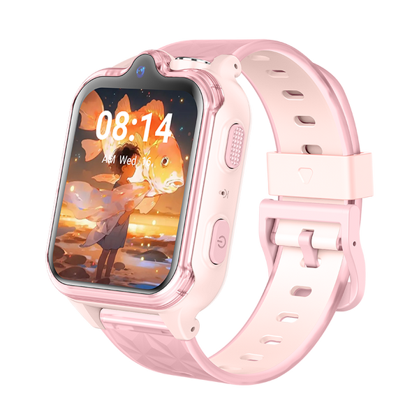 Ceas Smartwatch Pentru Copii, Wonlex KT42, Roz, Culoare: Roz