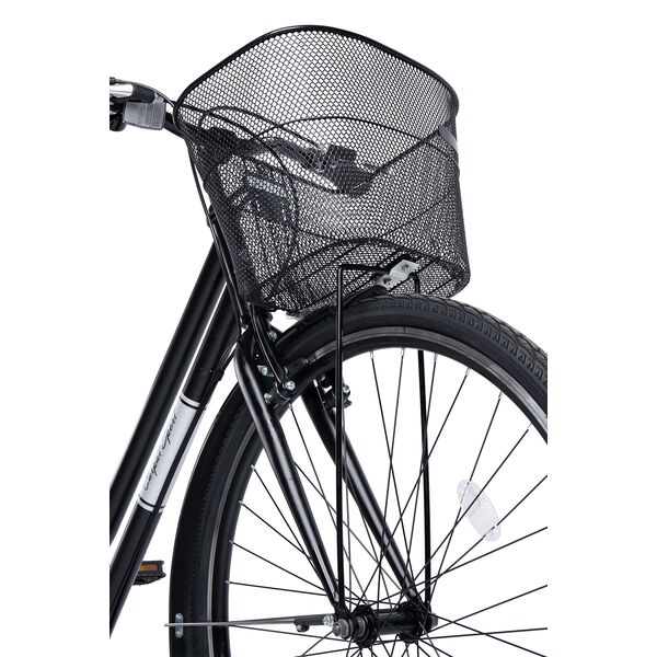 Bicicleta Trekking Carpat Altay C28262G Roti 28", Echipare Shimano, 7 Viteze, Maneta Rotativa, Cos fata, Negru/Gri