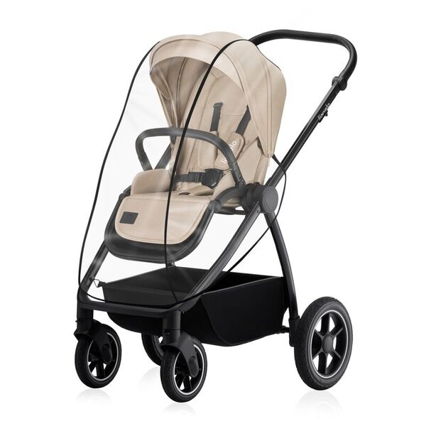 Carucior 2 in 1, Lionelo, Meril, Cu landou si scaun cu dimensiune XL, Reversibil, Cu sistem de ventilatie 3D, Cu accesorii, Pana la 22 kg, Conform cu EN1888-1 EN1888-2, EN1466, Bej, Culoare: Bej