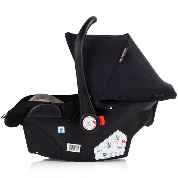 Carucior Chipolino Amore 3 in 1 noir, Culoare: Negru