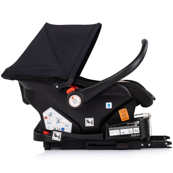 Carucior Chipolino Amore 3 in 1 noir, Culoare: Negru