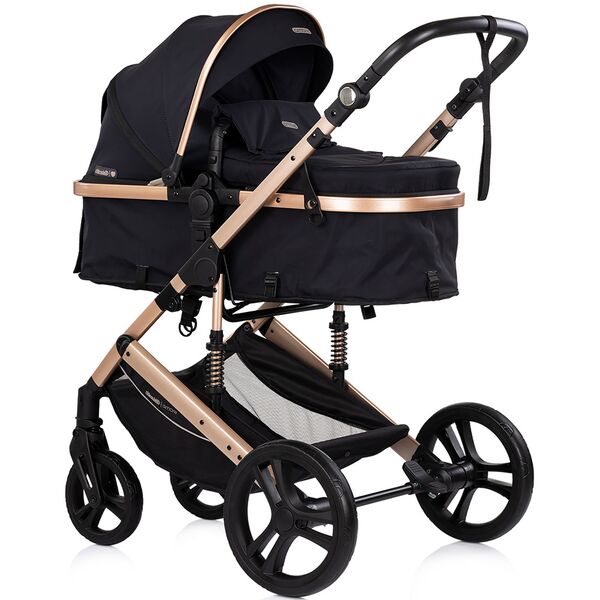 Carucior Chipolino Amore 3 in 1 noir, Culoare: Negru