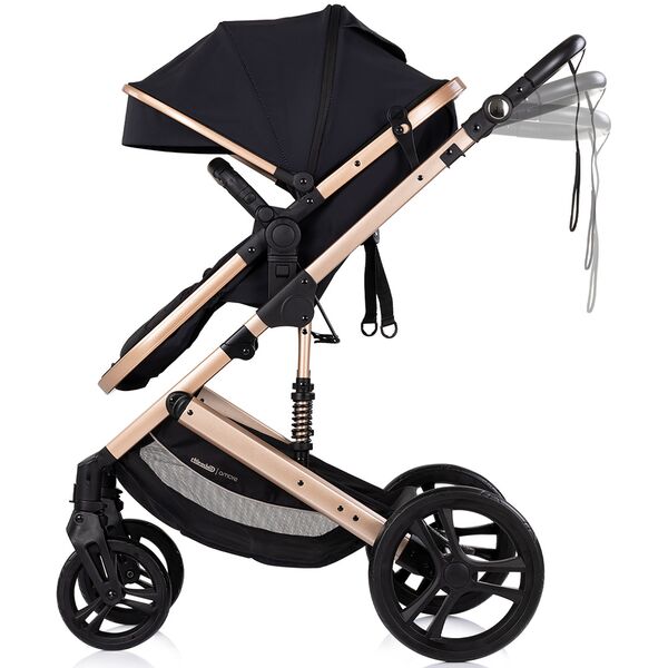 Carucior Chipolino Amore 3 in 1 noir, Culoare: Negru