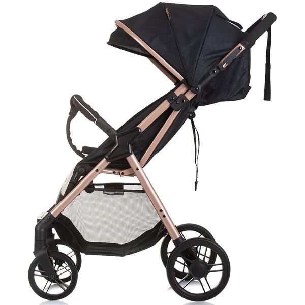 Carucior sport Chipolino Sparkle blackberry, Culoare: Negru