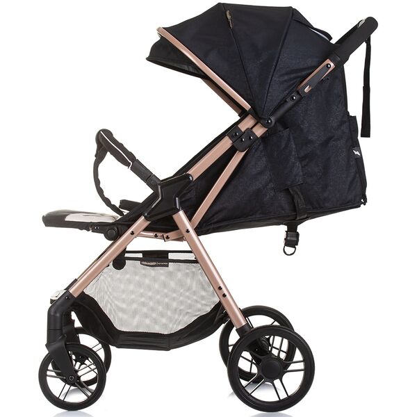 Carucior sport Chipolino Sparkle blackberry, Culoare: Negru