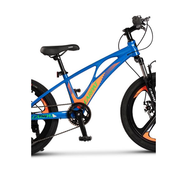﻿Bicicleta Copii MTB Carpat 20" C20343A, Albastru/Portocaliu, Culoare: Albastru