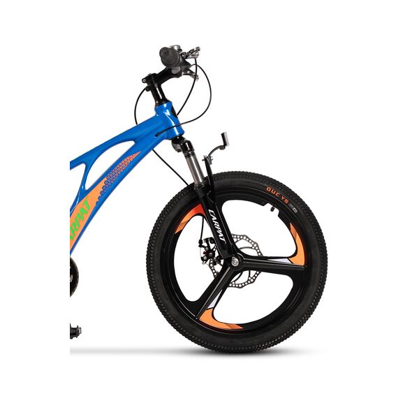 ﻿Bicicleta Copii MTB Carpat 20" C20343A, Albastru/Portocaliu, Culoare: Albastru