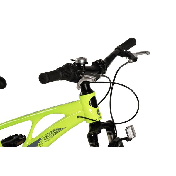 ﻿Bicicleta Copii MTB Carpat 20" C20343A, Verde/Gri, Culoare: Gri/Galben