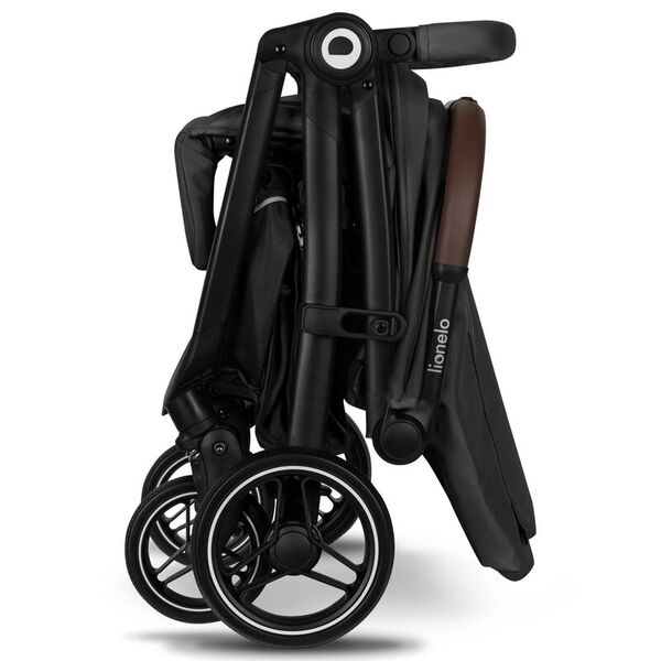 Carucior sport, Lionelo, Ingrid, Capotina impermeabila cu filtru UPF50+, Pana la 22 Kg, Spatar reglabil in 3 pozitii, Include suport pahar si plasa de tantari, Sistem pentru pliere automata, 6 luni+, Gri, Culoare: Gri