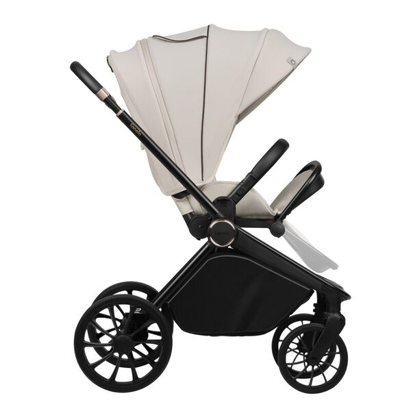 Carucior sport, Lionelo, Mika Plus, Cadru din aluminiu, Copertina XXL, Spatar reglabil in 3 pozitii, Cu accesorii, Pana la 22 kg, 6-48 luni; EN1888-1, EN1888-2 EN1466, Bej, Culoare: Bej
