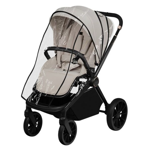 Carucior sport, Lionelo, Mika Plus, Cadru din aluminiu, Copertina XXL, Spatar reglabil in 3 pozitii, Cu accesorii, Pana la 22 kg, 6-48 luni; EN1888-1, EN1888-2 EN1466, Bej, Culoare: Bej