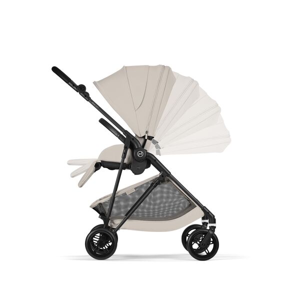 Carucior Cybex Melio Carbon 2 in 1, Dune Grey, Culoare: Gri
