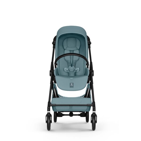 Carucior Cybex Melio Carbon 2 in 1, Stormy Blue, Culoare: Albastru