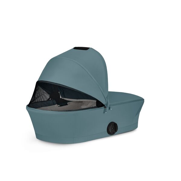 Carucior Cybex Melio Carbon 2 in 1, Stormy Blue, Culoare: Albastru