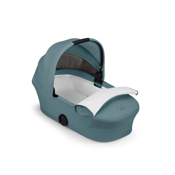 Carucior Cybex Melio Carbon 2 in 1, Stormy Blue, Culoare: Albastru