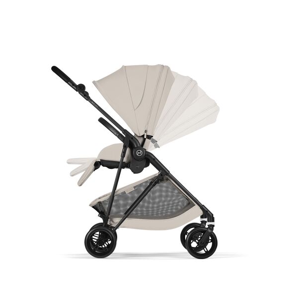 Carucior Cybex Melio Carbon 2 in 1, Dune Grey, Culoare: Gri