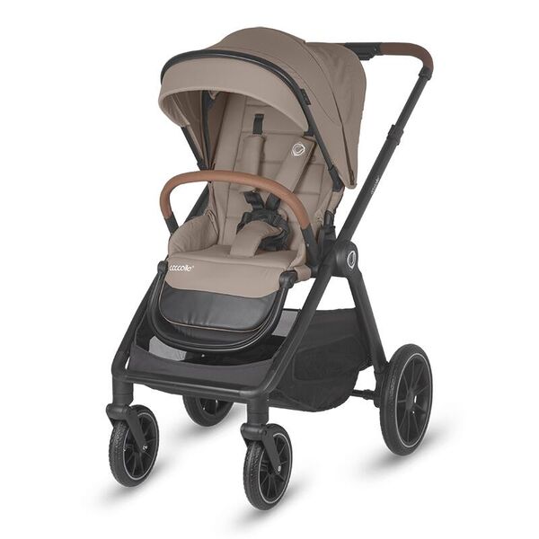 Sistem modular 3in1 Coccolle Aspen Sand beige + Scoica auto iSize Coccolle Knox Black