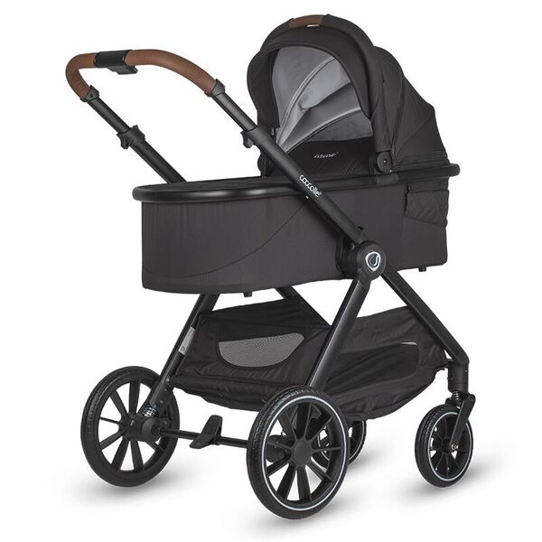 Sistem modular 3in1 Coccolle Aspen Jet Black + Scoica auto iSize Coccolle Knox Black