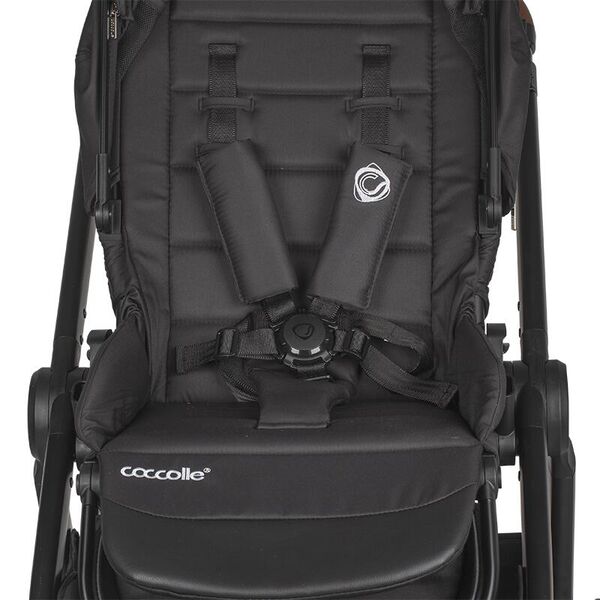 Sistem modular 3in1 Coccolle Aspen Jet Black + Scoica auto iSize Coccolle Knox Black