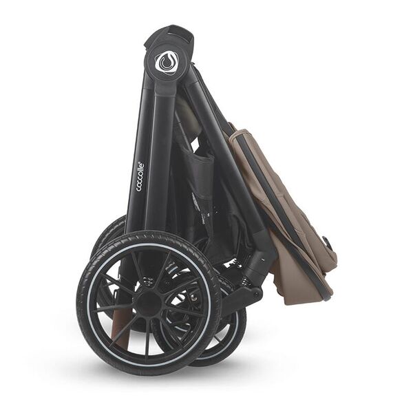 Sistem modular 3in1 Coccolle Aspen Sand beige + Scoica auto iSize Coccolle Knox Black