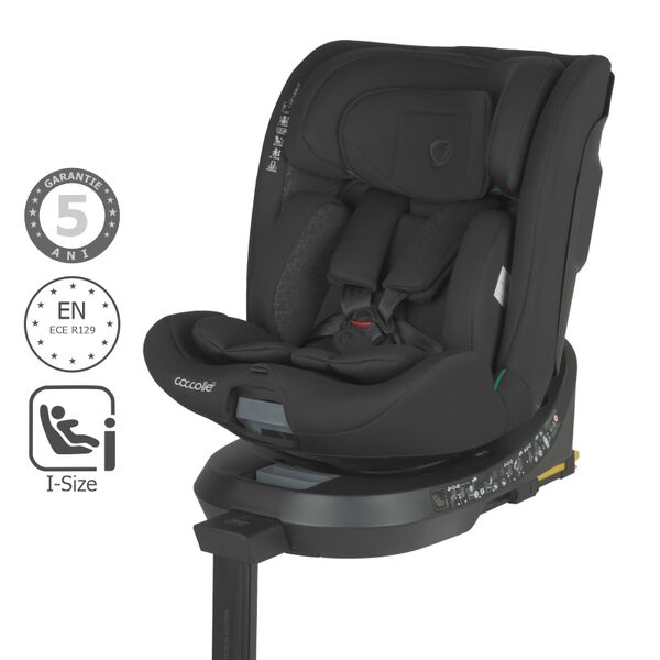 Scaun auto iSize 40-150 cm Coccolle Ario Midnight Black