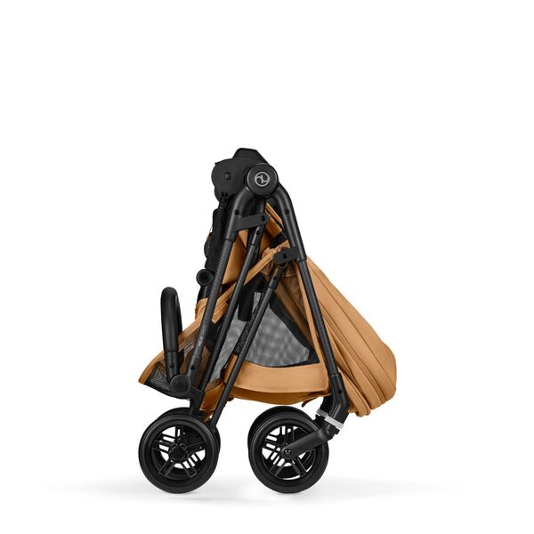 Carucior Cybex Melio Carbon 2 in 1, Cinnamon Yellow, Culoare: Cognac