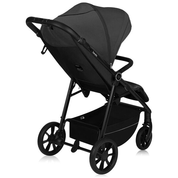 Carucior sport, Lionelo, Mira, Maner reglabil in 5 pozitii, Spatar si suport de picioare reglabile, Plasa de tantari si suport biberon incluse, Pana la 22 kg, 6 luni+, Conform cu EN1888-1, EN1888-2, Testare SGS, Gri, Culoare: Gri