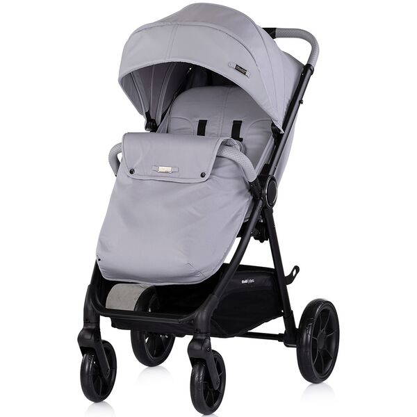 Carucior sport Chipolino Ultera cu husa picioare platinum, Culoare: Gri