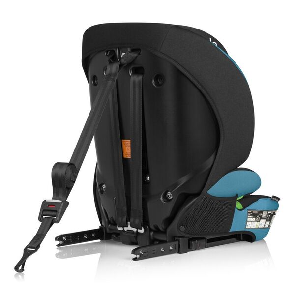 Scaun auto i-Size, Lionelo, Levi Fix, 76 - 150 cm, 1/2/3, ISOFIX + Top Tether, Tetiera reglabila in 10 pozitii, Insertie ergonomica Dri-Seat, Tapiterie lavabila, Testat la impact, Baza lata, Cotiere practice, Conform cu R129, Albastru, Culoare: Albastru