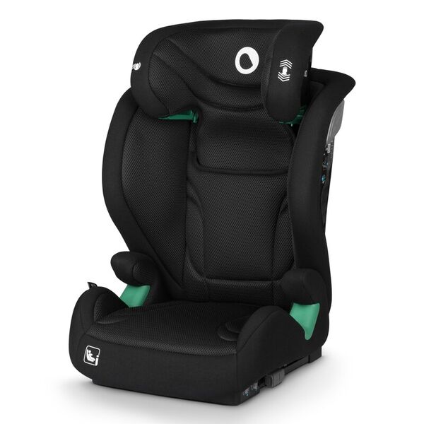 Scaun auto, Lionelo, i-Size Igo, 100- 150 cm, Cu isofix, Protectie laterala, Ajustare spatar in 2 pozitii, Tetiera Tri-Guard reglabila in 11 pozitii, Conform cu standardul european de securitate R129, Negru, Culoare: Negru