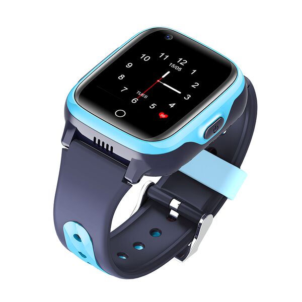 Ceas smartwatch GPS copii Wonlex KT15, Albastru, Culoare: Albastru