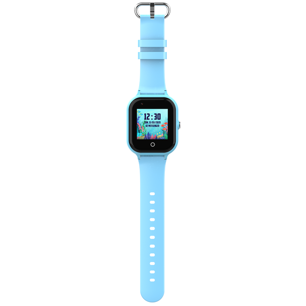 Ceas smartwatch GPS copii Wonlex KT24, Albastru, Culoare: Albastru