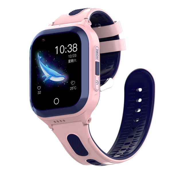 Ceas Smartwatch Pentru Copii, Wonlex KT24S, Roz, Culoare: Roz